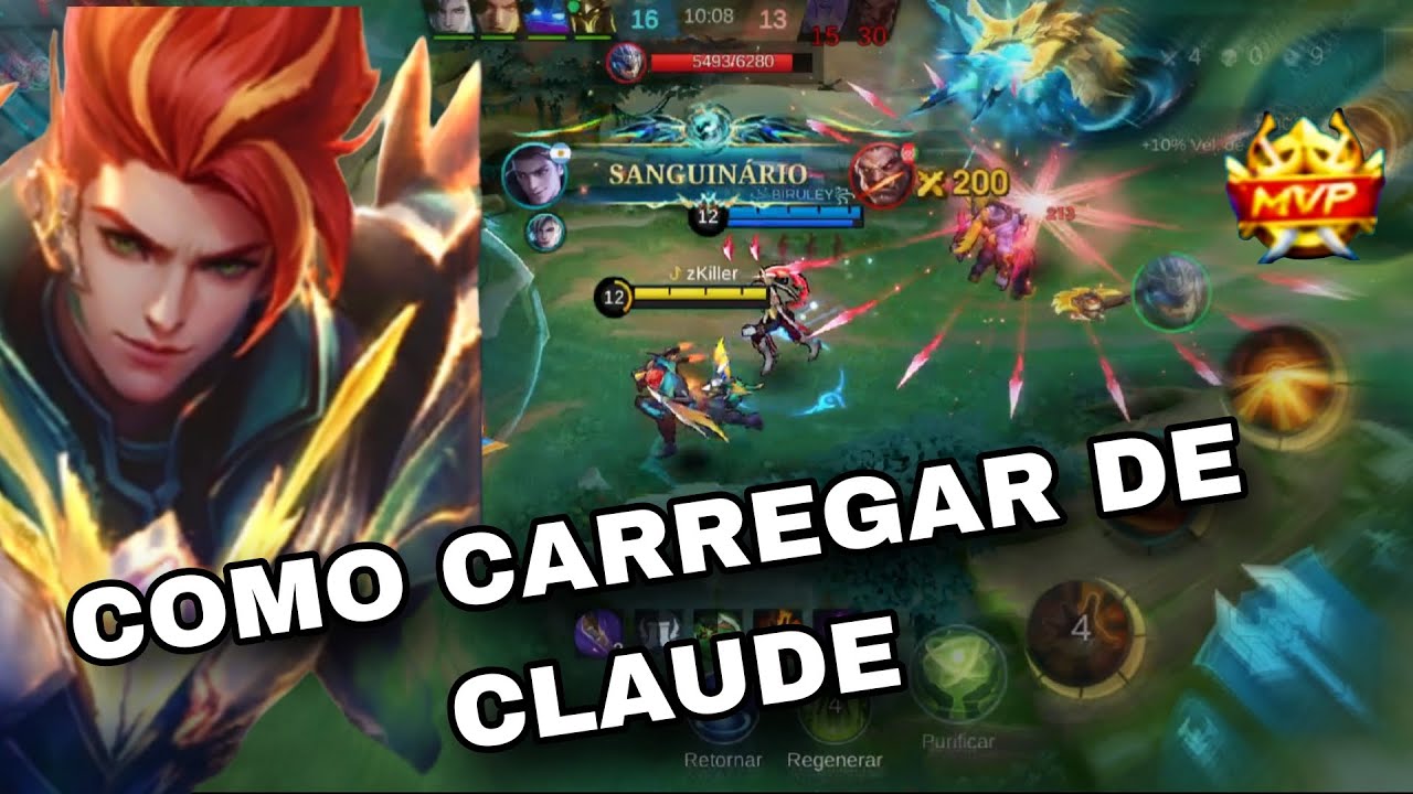 ESSE É O MELHOR ADC DO MOMENTO NA GOLD LANE | CLAUDE GAMEPLAY | MOBILE LEGENDS