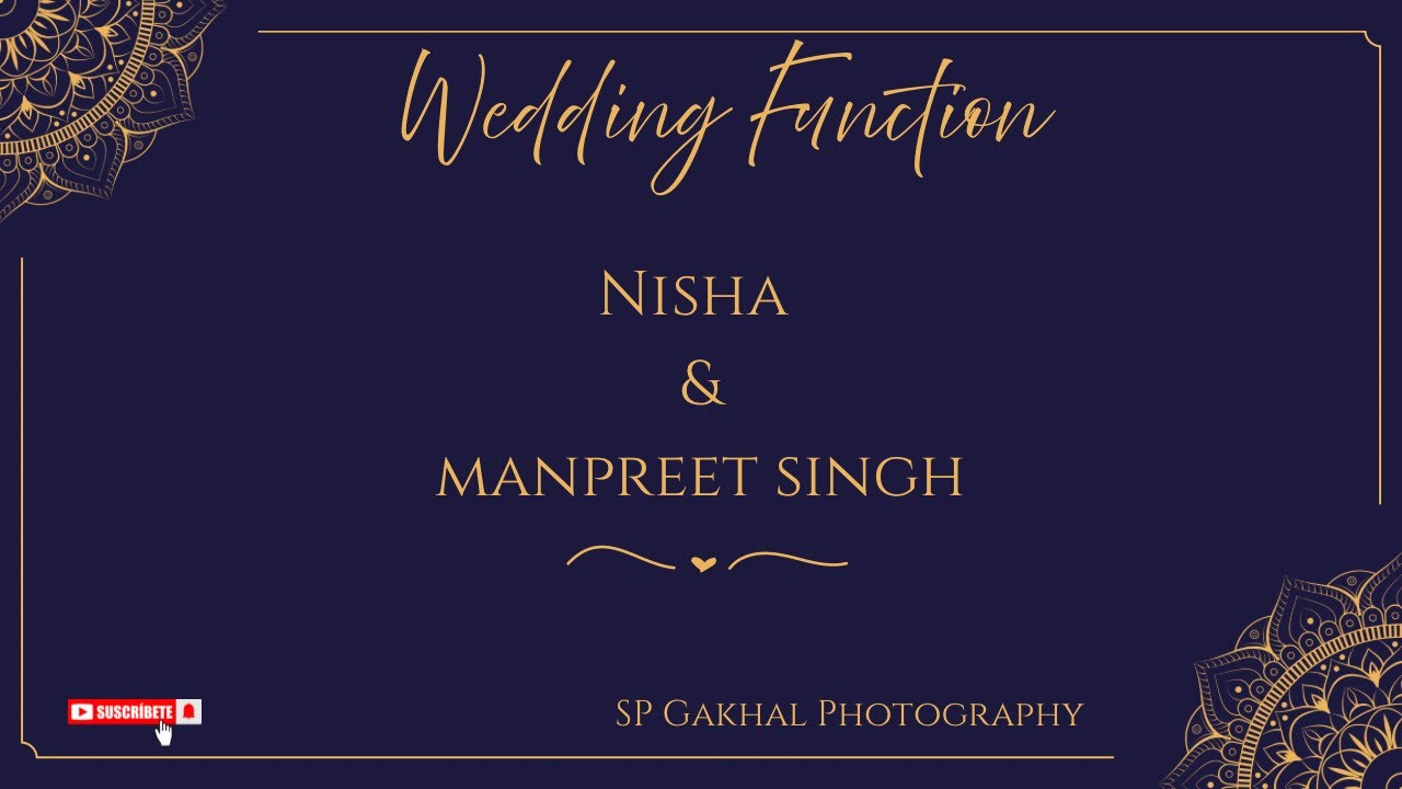 ll Live ll Wedding Ceremony *** Nisha & Manpreet Singh ***