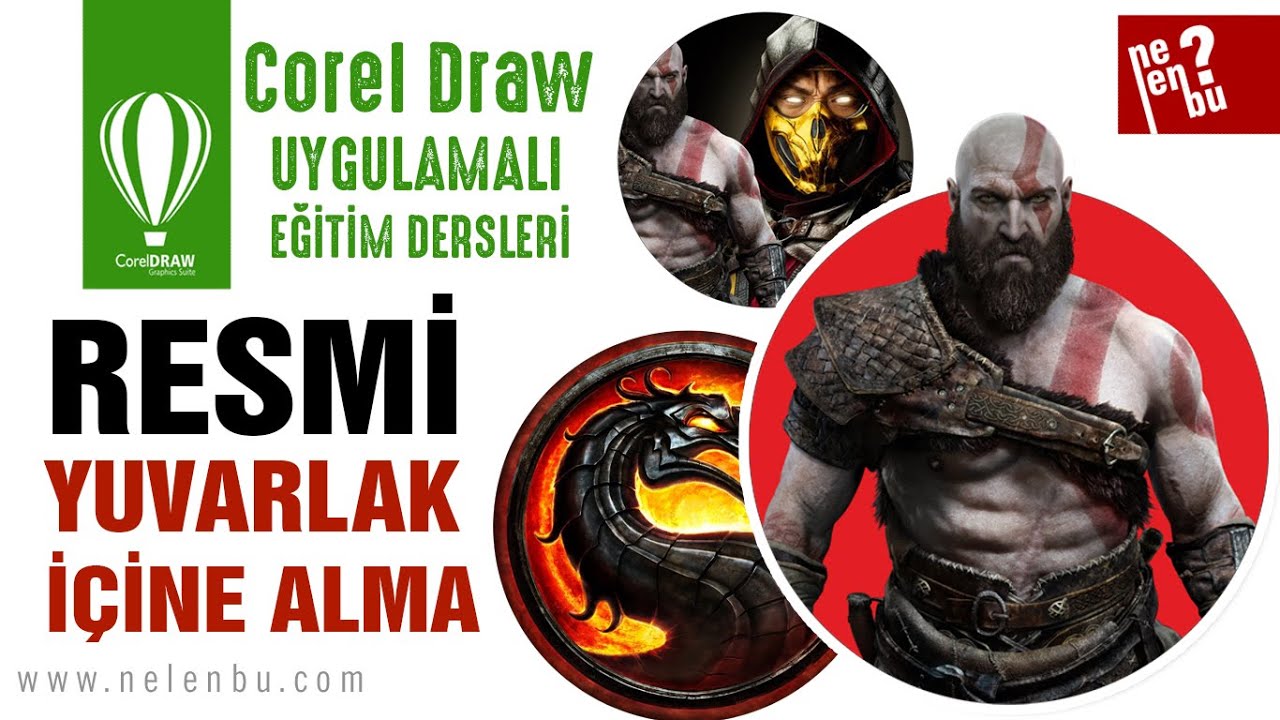 Resmi Yuvarlak İçine Alma - Corel Draw Dersleri