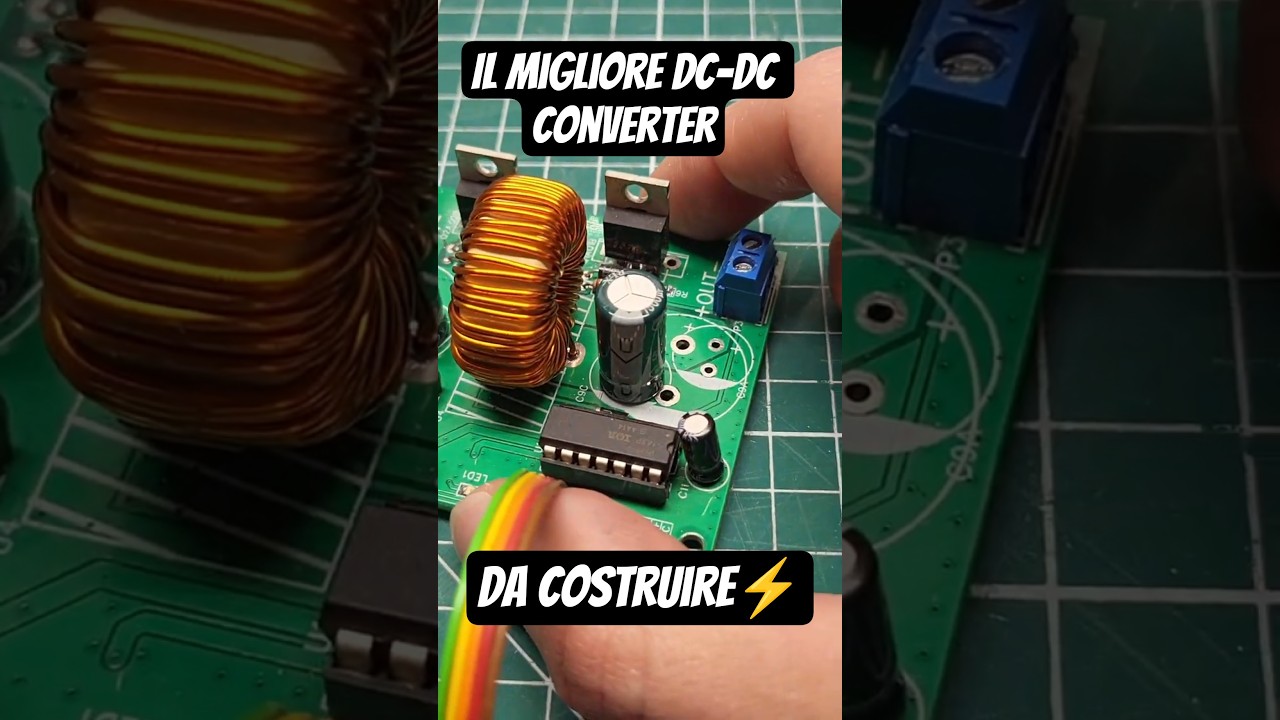 il migliore dc-dc converter da costruire⚡️ buck step down sincrono #ingegneria #elettronica #faidate