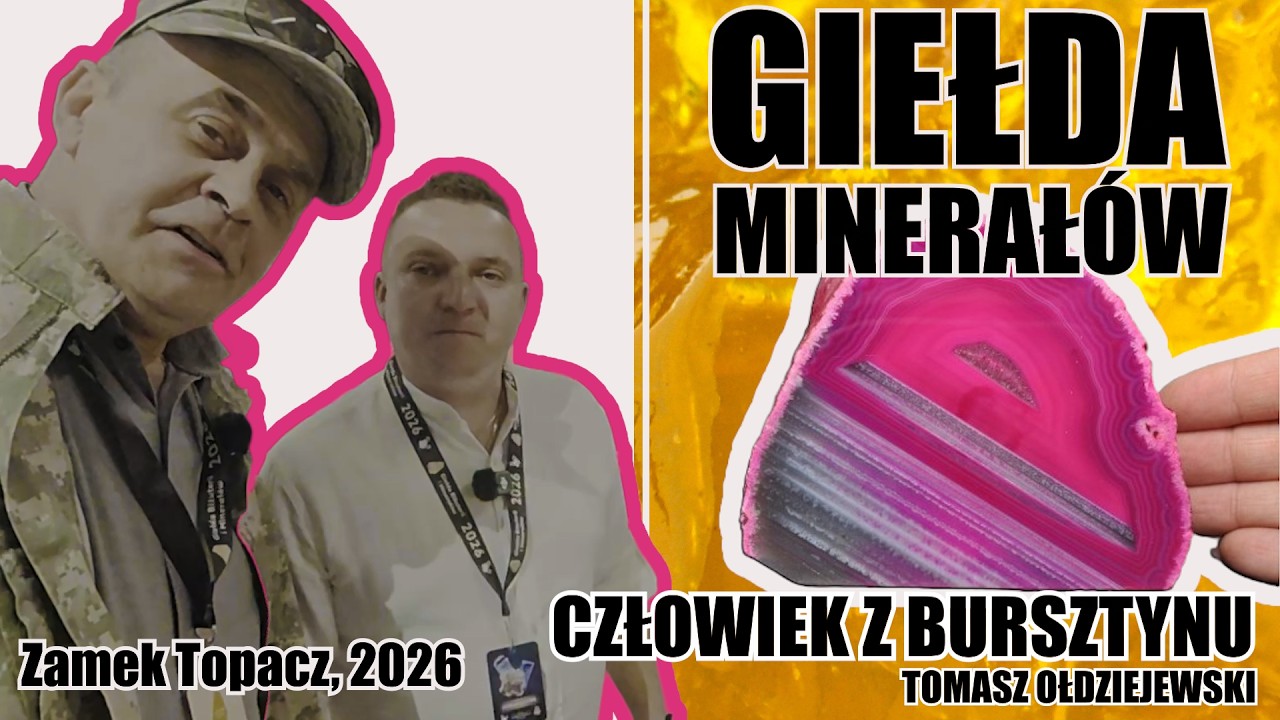 Giełda minerał&oacute;w. Rozmowa z organizatorem Kamilem Kaparem | Człowiek z bursztynu