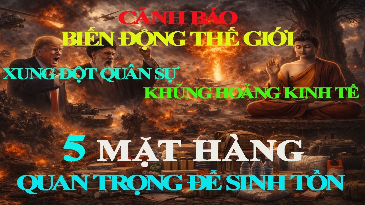 CẢNH BÁO:Thế Giới Đang Xung Đột Mạnh Mẽ? 5 Thứ Gia Đình Phải Chuẩn Bị Trước Khi Khủng Hoảng Xảy Ra!
