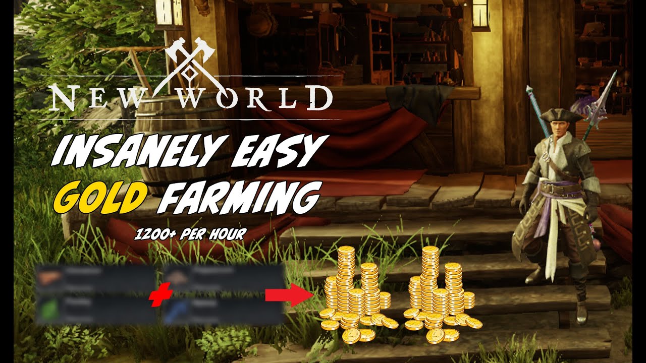 Farm These For EASY and FAST Gold  - New World Money Guide (1200G per hour)