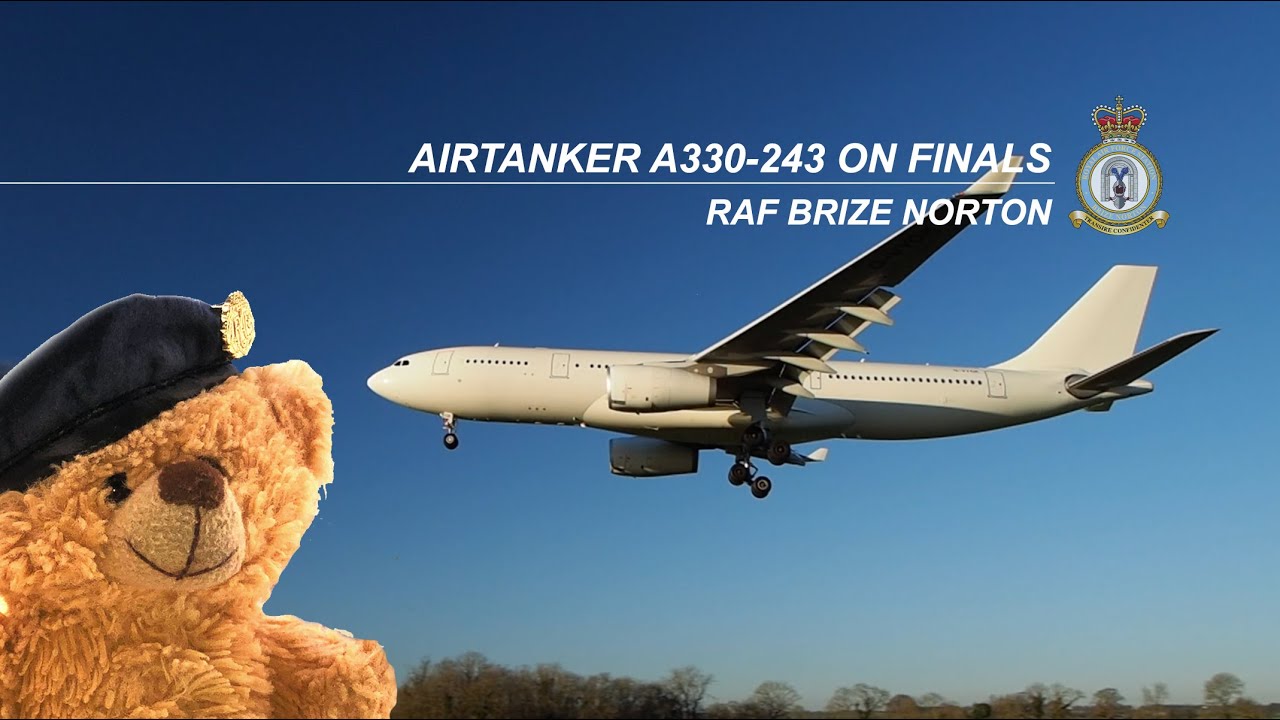 AirTanker A330-243 'Voyager' landing at RAF Brize Norton &bull; G-VYGK