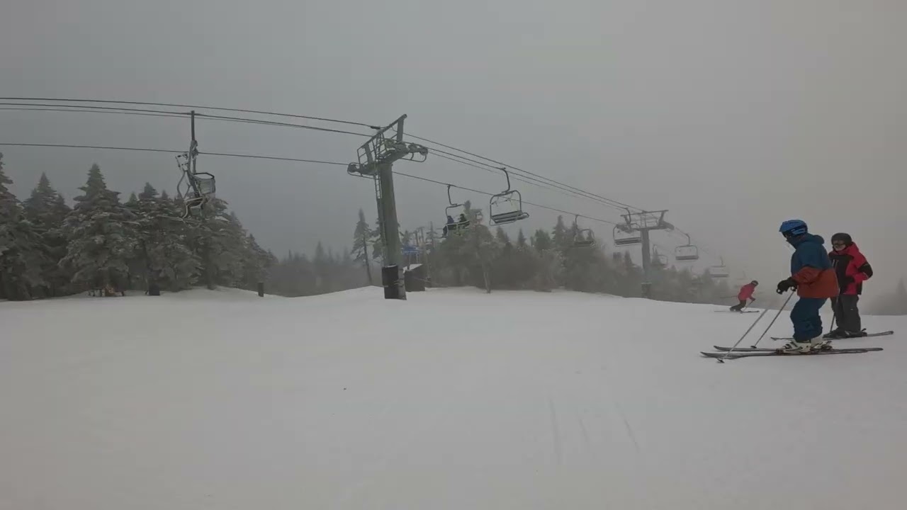 GoPro Hero12 Black 1080p Stabilization OFF Skiing Sample (REAL FEEL)