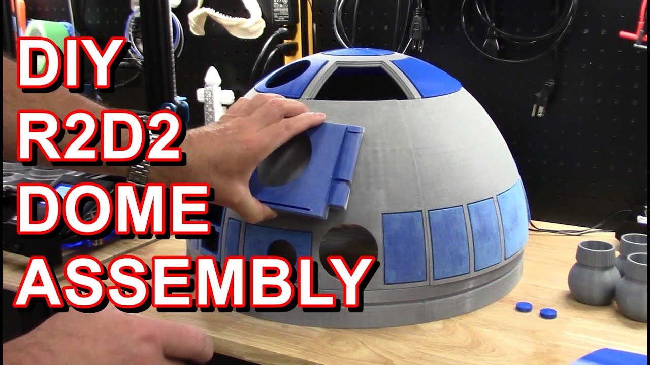 Создайте свой собственный R2-D2 — Часть 1. Печать и сборка купола.