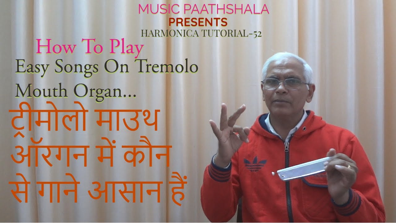 Popular Songs on Tremolo Mouth organ | Beginners Harmonica Tutorial-52