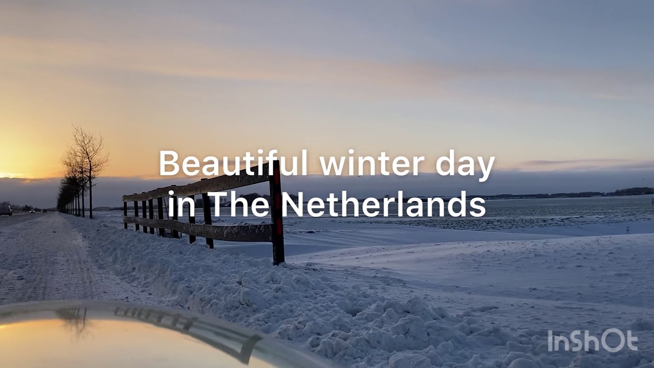 Winter commute by velomobile in NL