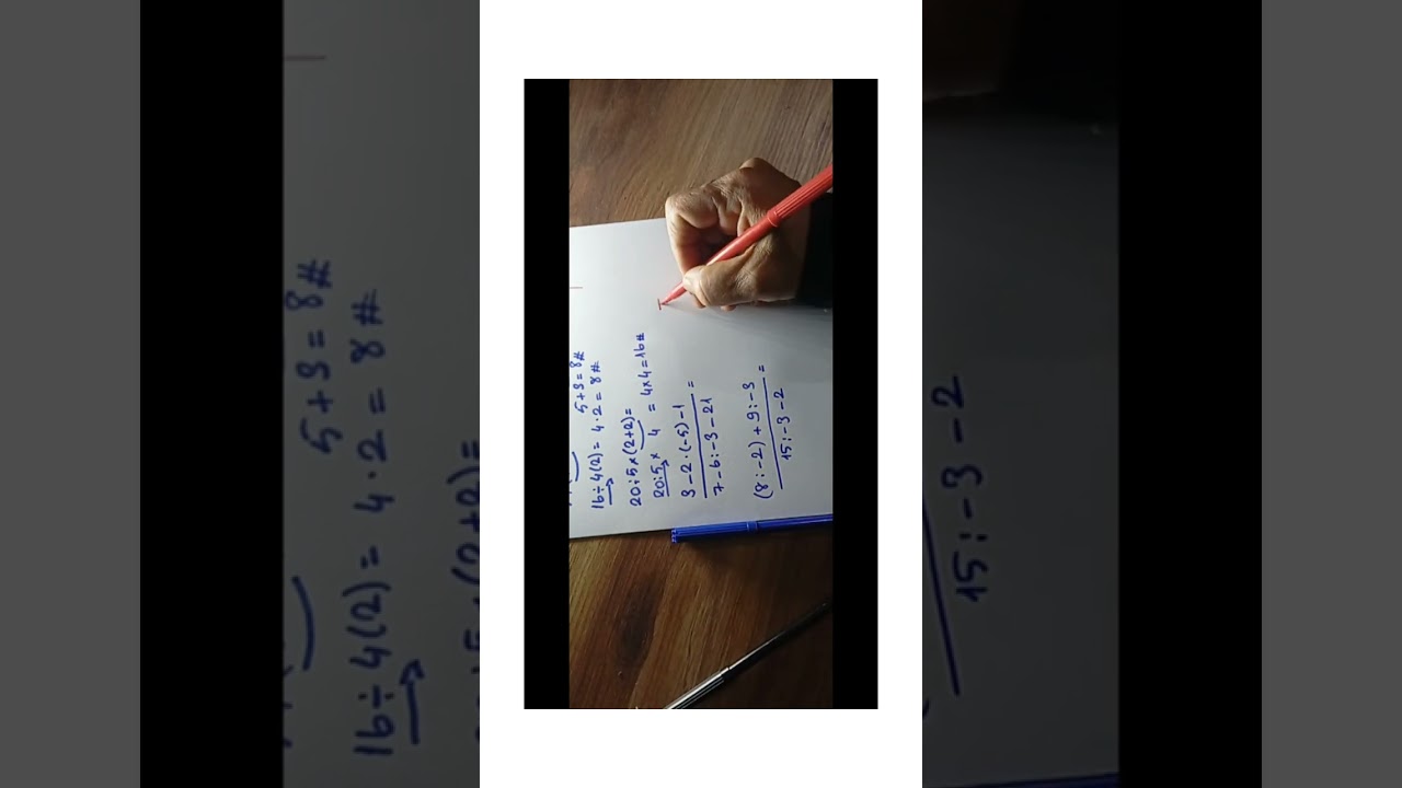 Matematik İŞLEM ÖNCELİĞİ KURALLAR VE ORNEK SORULAR