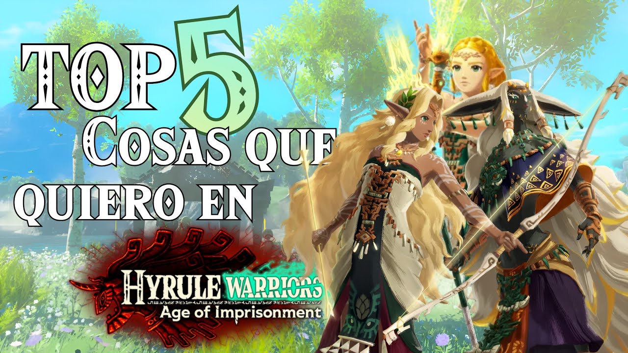 TOP 5 COSAS QUE QUIERO EN EL NUEVO HYRULE WARRIORS | LA BIBLIOTECA DE LUMA