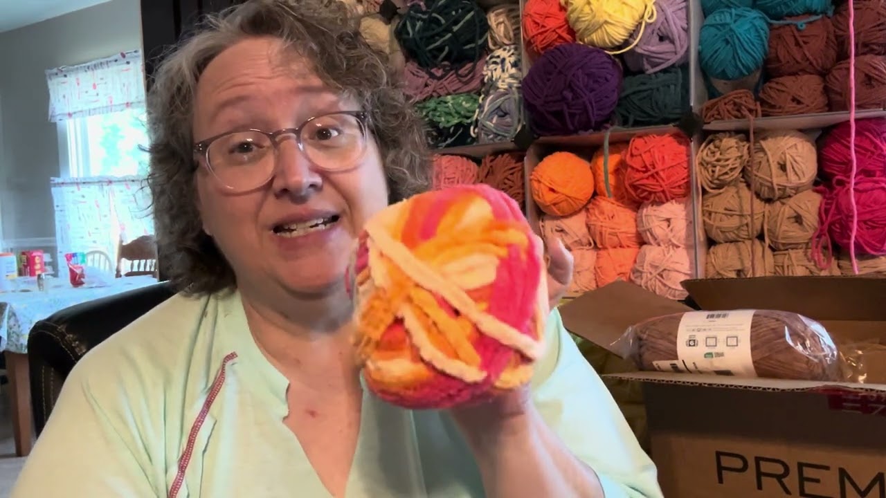 New Yarns and colors for my stash ….. like I need more 😂