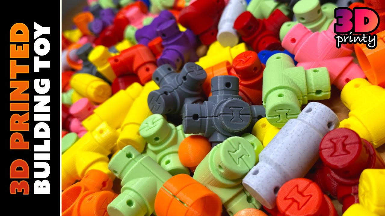 Printy Pipes - A 3D Printed Construction Toy