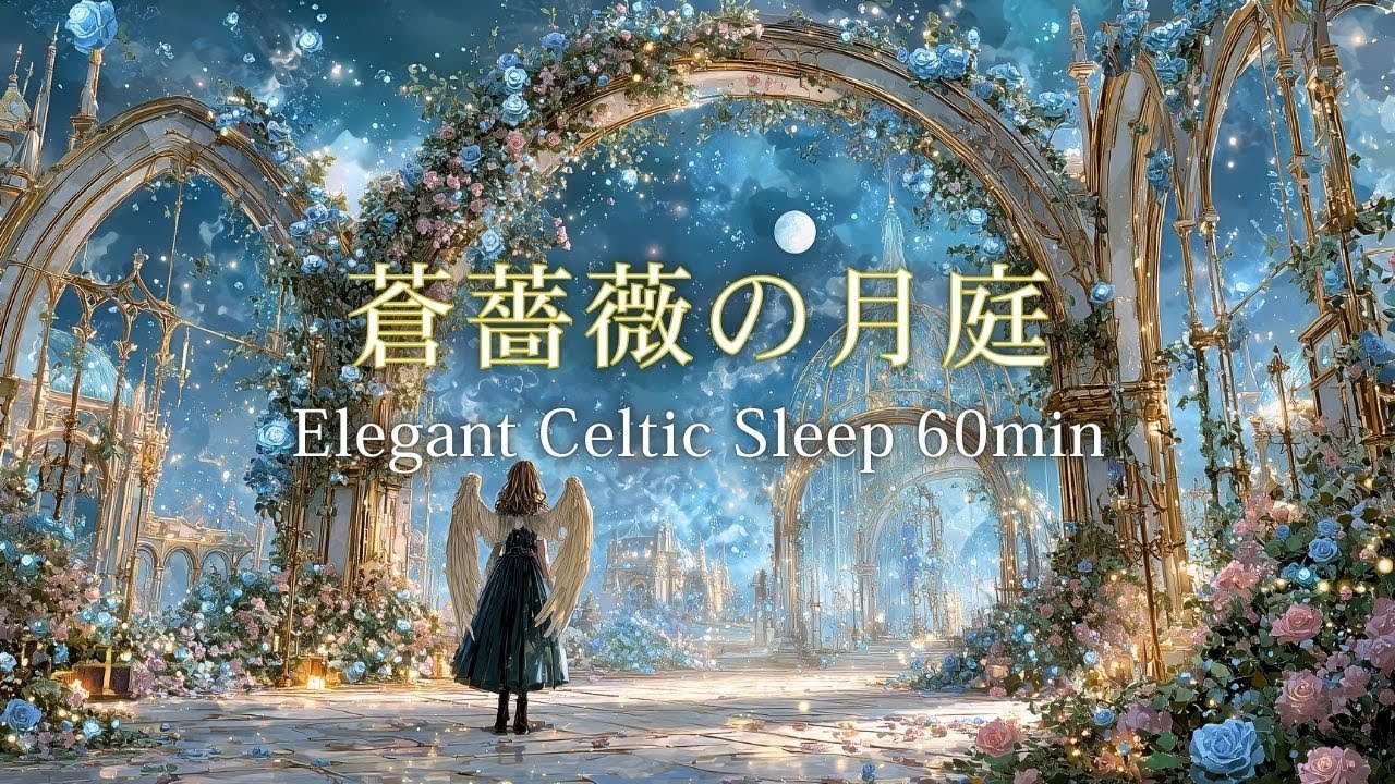 【ケルト音楽】『蒼薔薇の月庭』 − 静かに満ちる、月夜の旋律［睡眠･リラックス･作業］