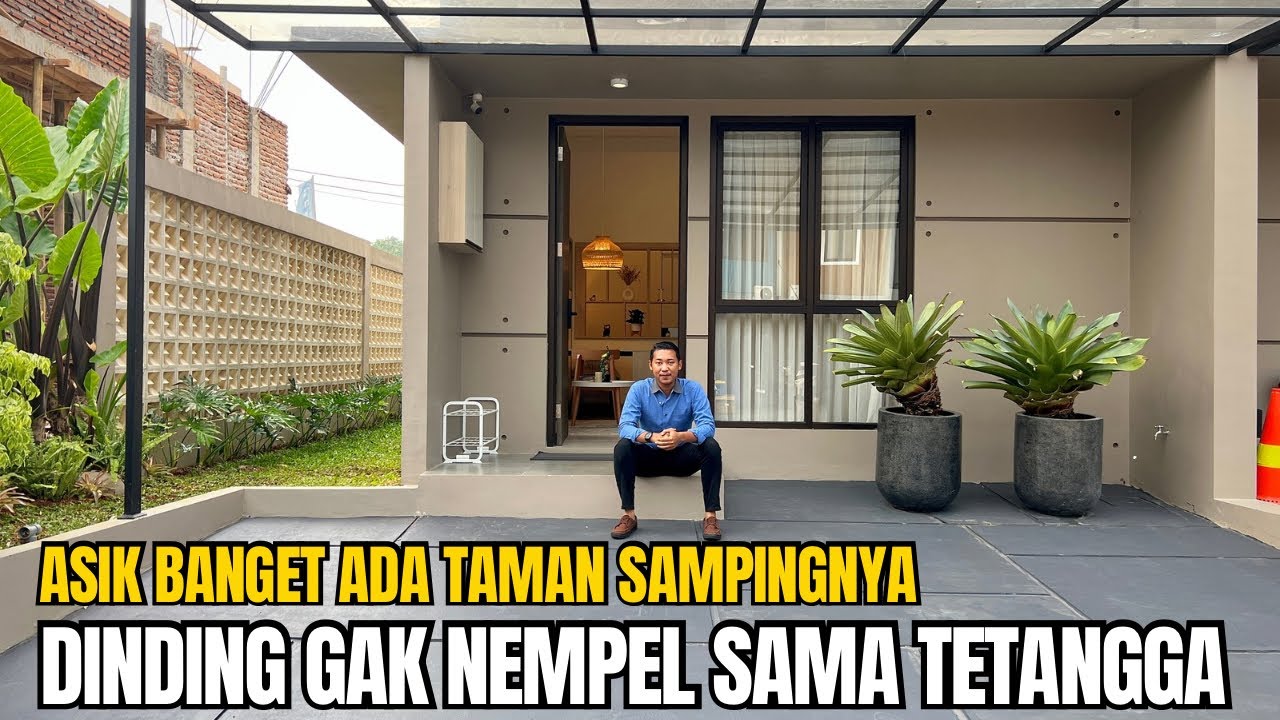 ASIK JUGA RUMAH INI, PUNYA TAMAN SAMPING DAN DINDINGNYA GAK NEMPEL SAMA TETANGGA