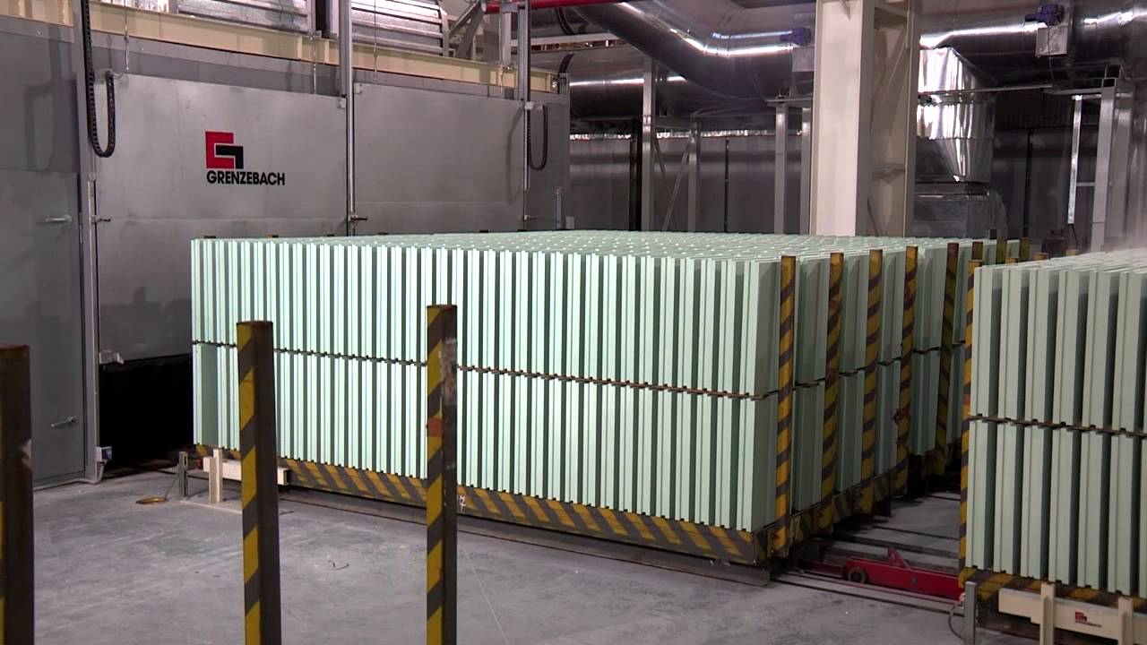 Gips-Wandbauplattenherstellung | Gypsum Block Technology