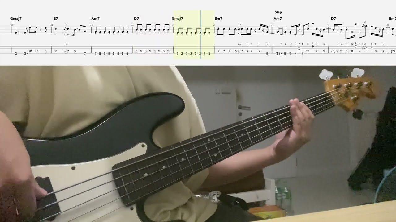 TATTOO COLOUR - นักกล้าม (Weigh Mother) Full Bass Cover (tab)