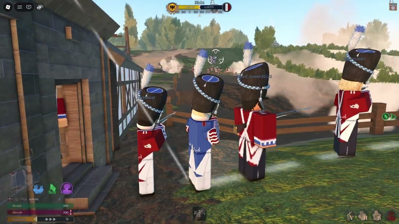 Napoleonic Wars Roblox | Livgarde + France vs Household Guard (5000 OVERALL PLAYER BATTLE)