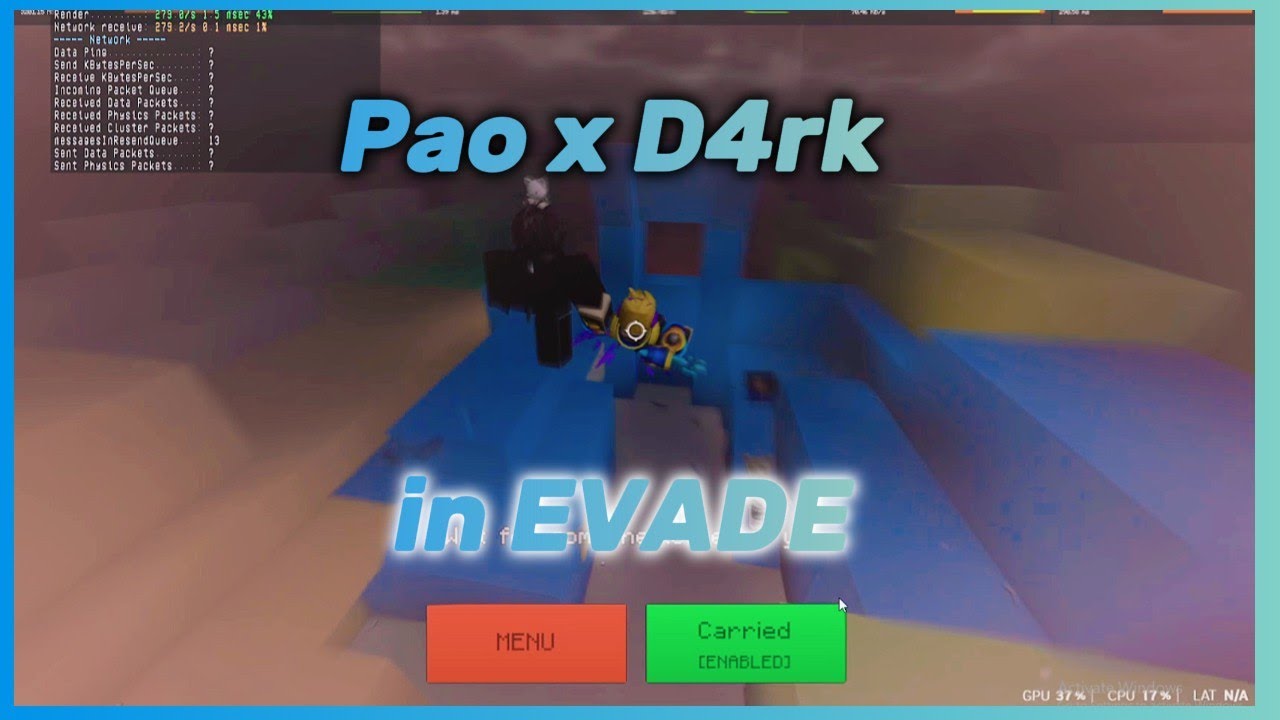 Pao x D4rk in roblox EVADE