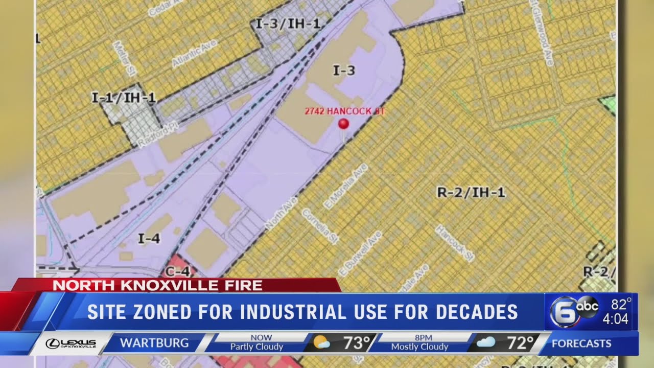 North Knoxville recycling center fire: Site zoned for industrial use for decades