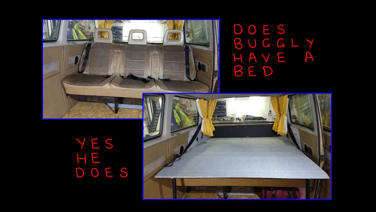 T3/T25 DIY full width folding seat bed.