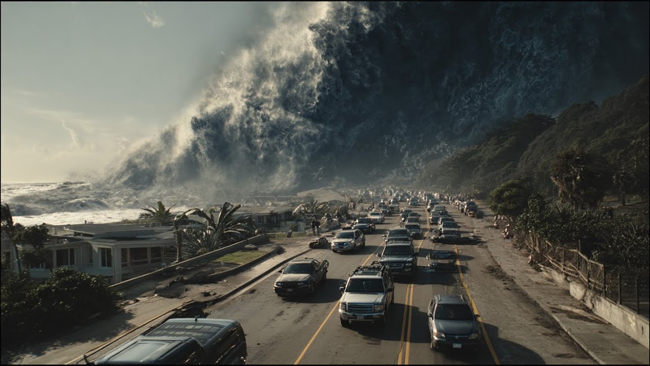 A powerful solar wave swept over the Earth and triggered a deadly tsunami | Thriller Action Movie 🎥🔥