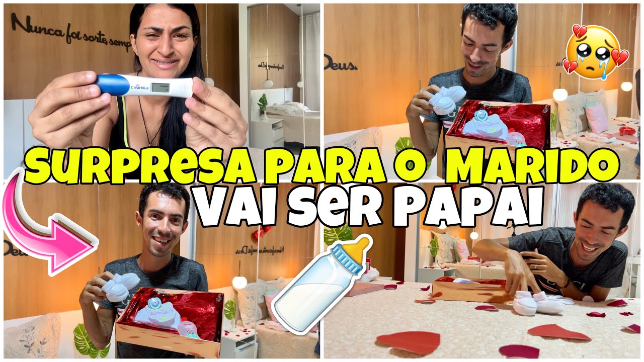 VOCÊ VAI SER PAPAI | SURPRESA PARA O MARIDO || REVELANDO A GRAVIDEZ