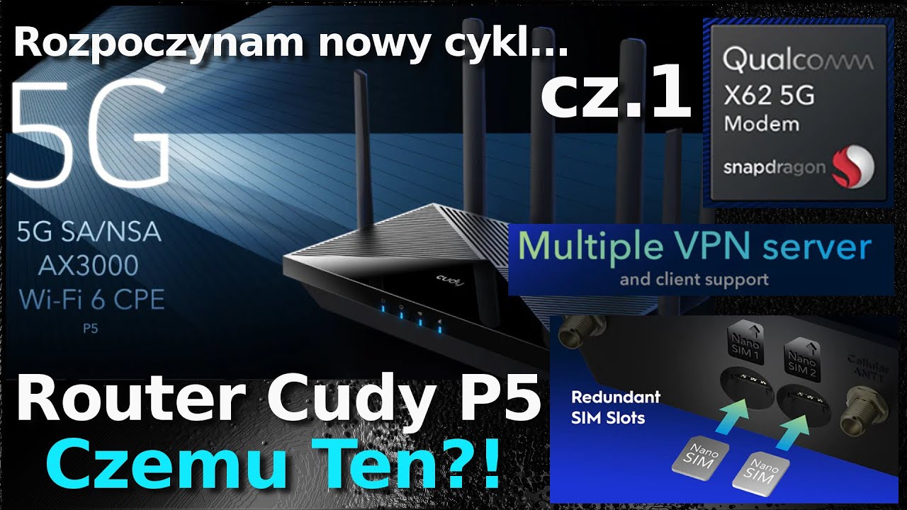 Cudy P5 - Ten router zmieni spos&oacute;b, w jaki patrzysz na internet. Start serii o bezpieczeństwie 2025+