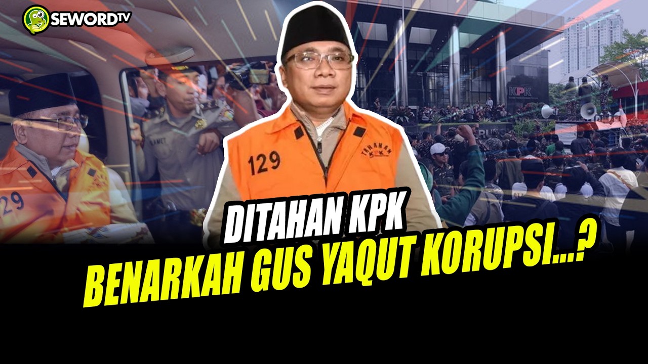 GUS YAQUT TAHANAN KPK, AKANKAH NU DAN ANSOR TERSERET KORUPSI DANA HAJI?