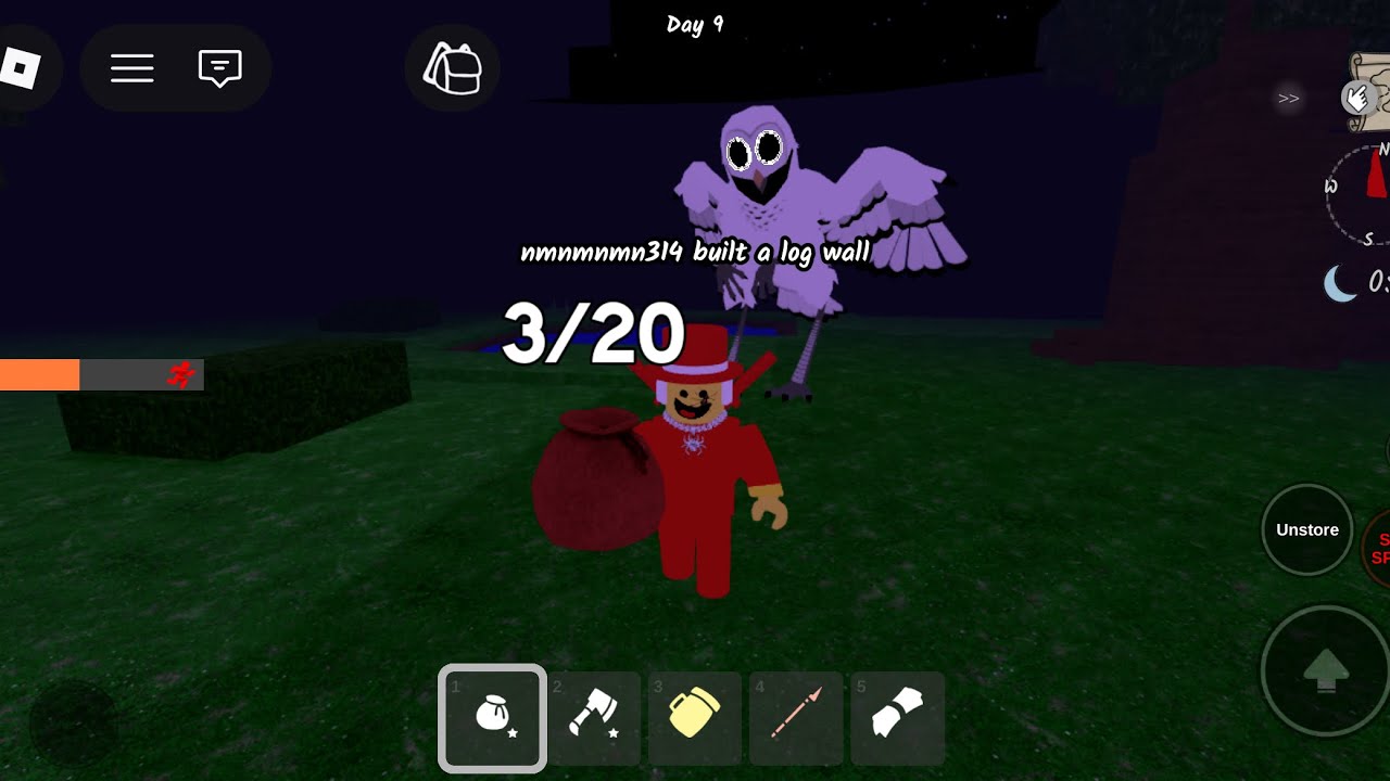 Help me 99 Nights in the Forest 