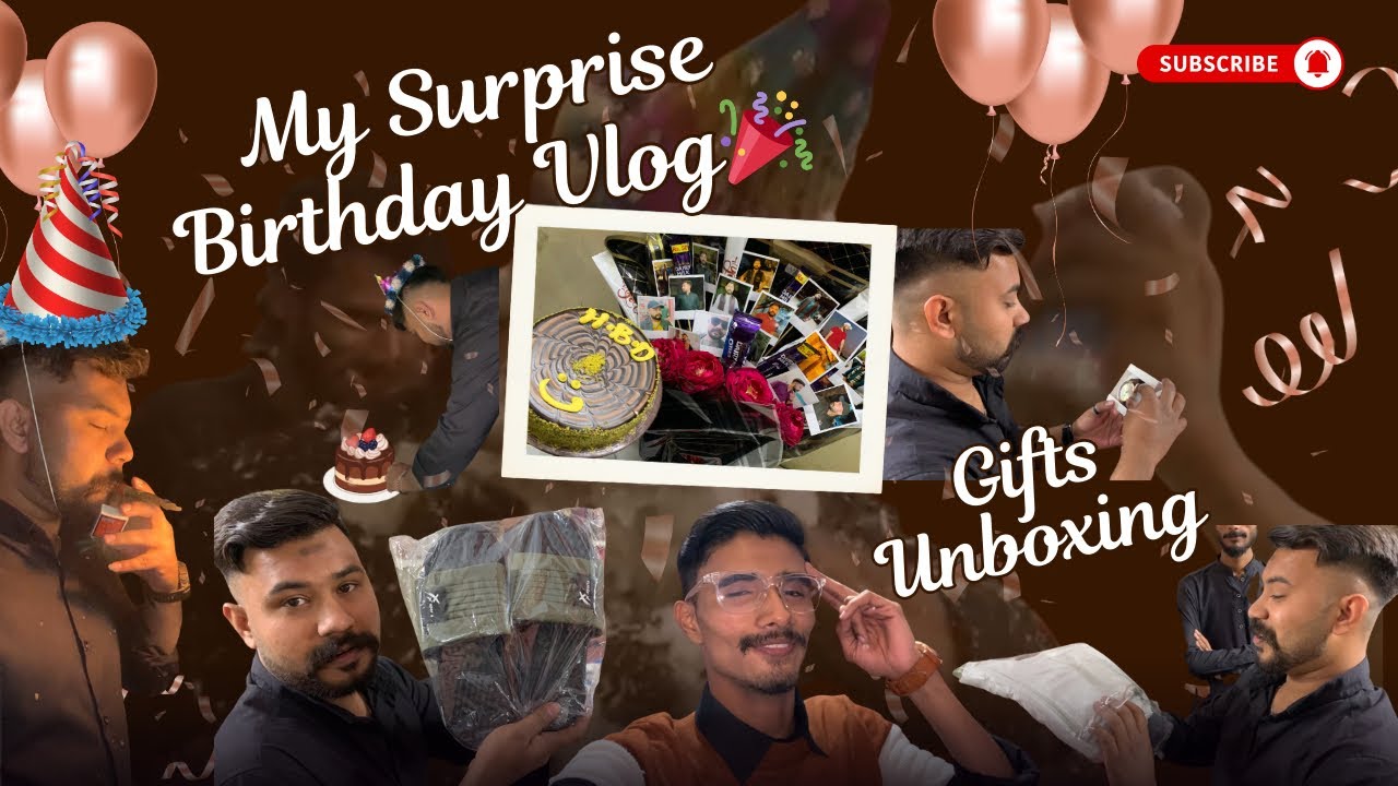 My Surprise Birthday Vlog🎉 Gifts Unboxing..