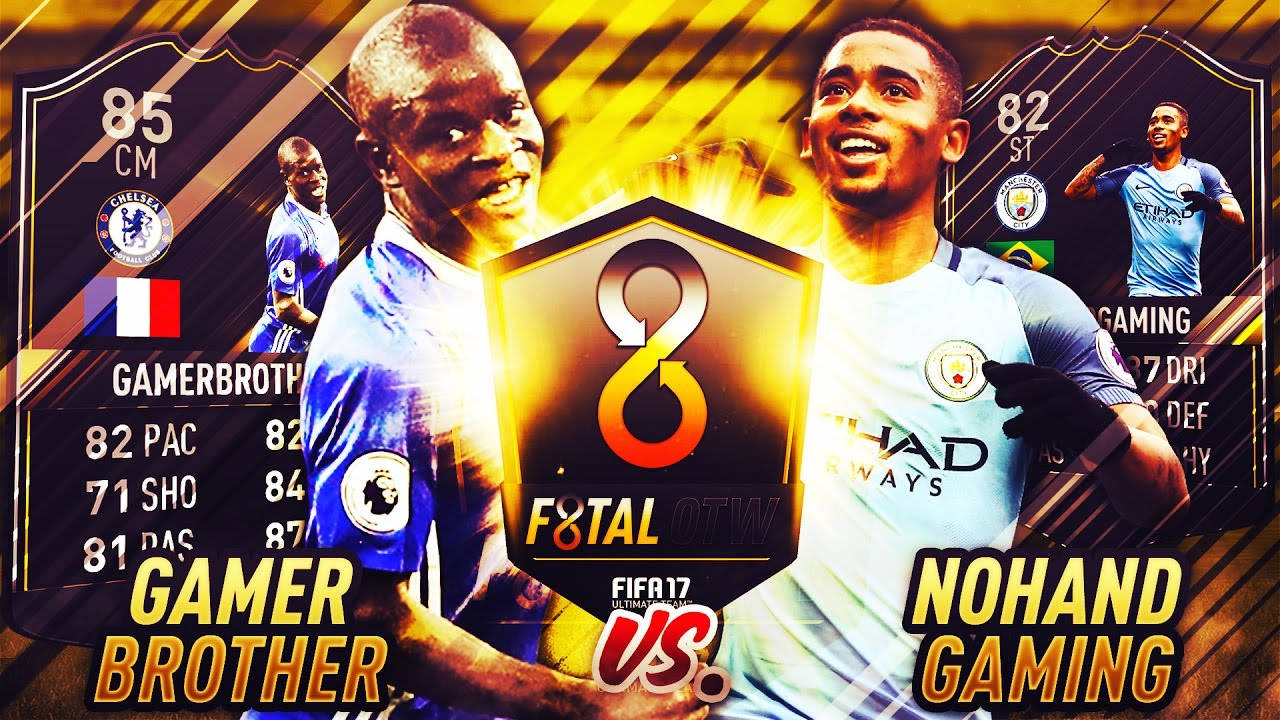 FIFA 17: OTW F8TAL VIERTELFINALE GAMERBROTHER VS NOHANDGAMING 🔥🔥