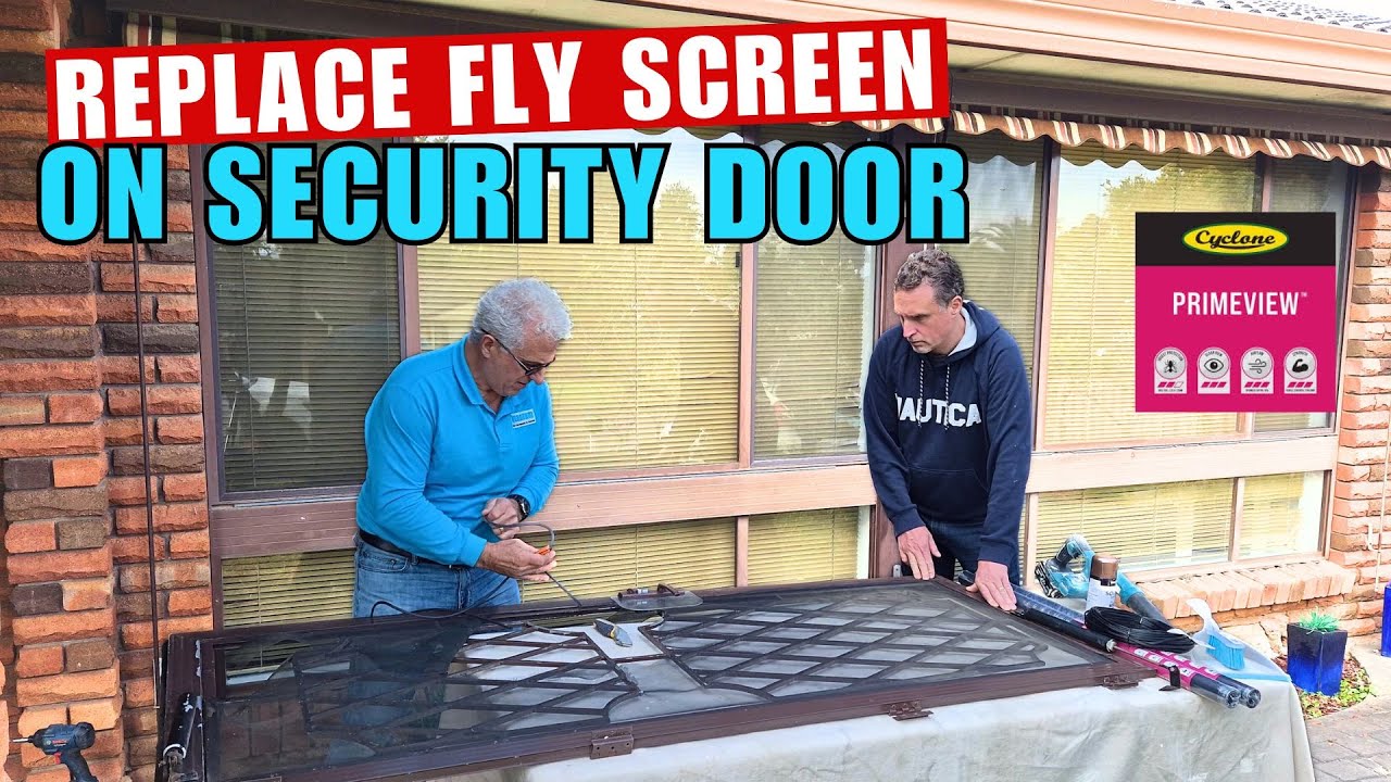 How To Replace Fly Screen Mesh on your Doors Easily! (DIY)