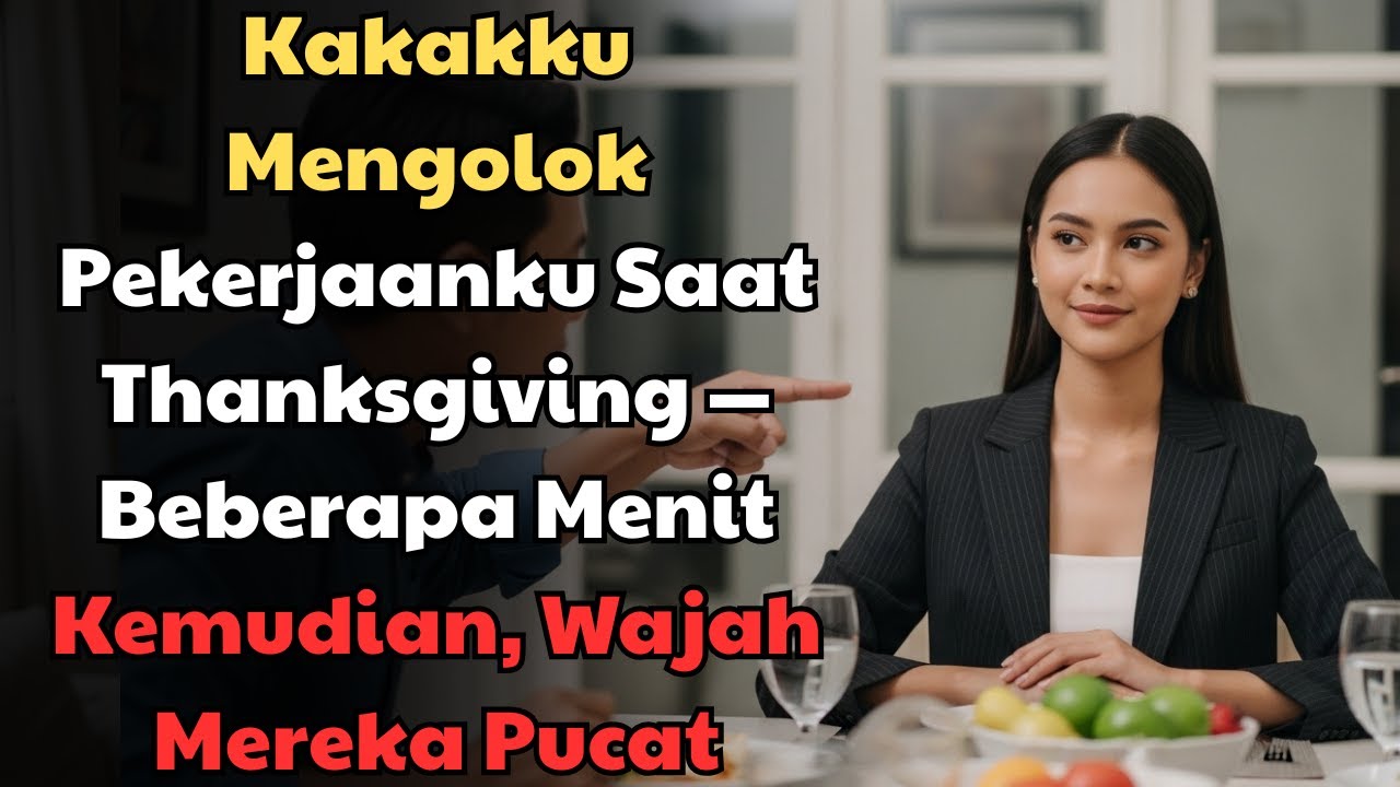 Kakakku Mengolok Pekerjaanku Saat Thanksgiving — Beberapa Menit Kemudian, Wajah Mereka Pucat