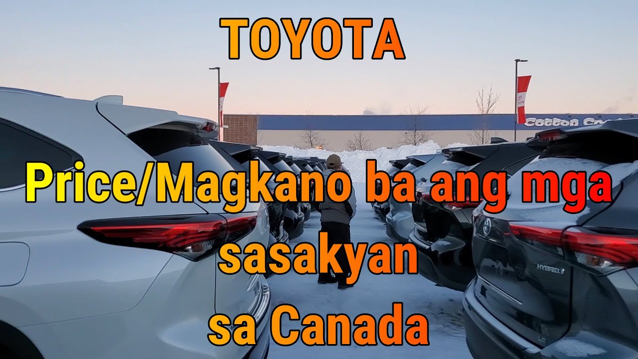Magkano ang sasakyan sa Canada