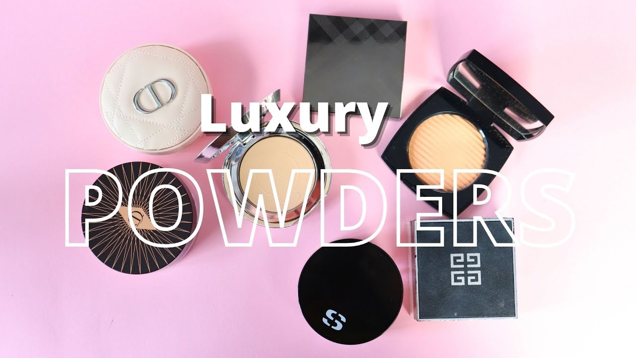 LUXURY POWDERS Review & Swatches | Becca Light Shifter | Chanel | Dior | Givenchy | Sisley & more