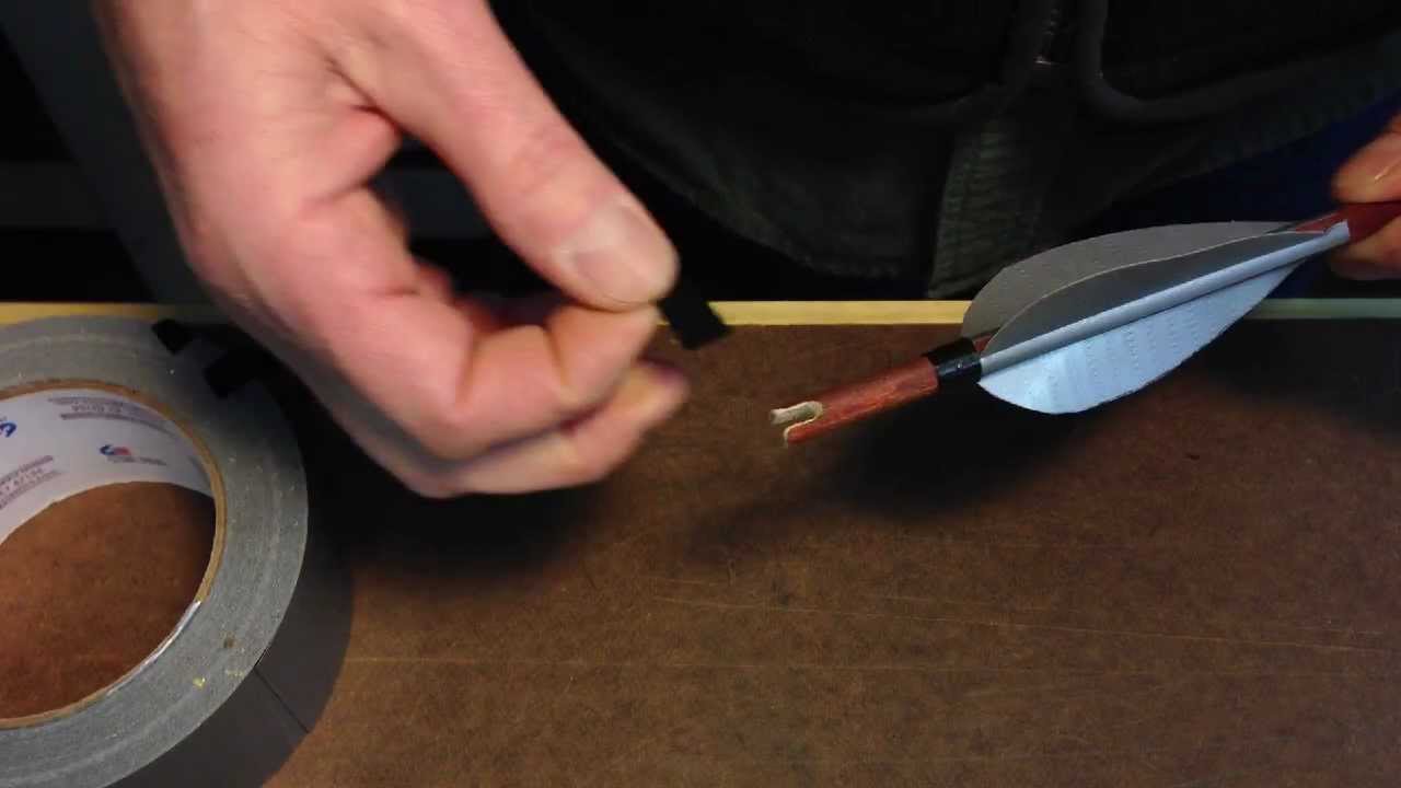 Another way to do duct tape fletching.
