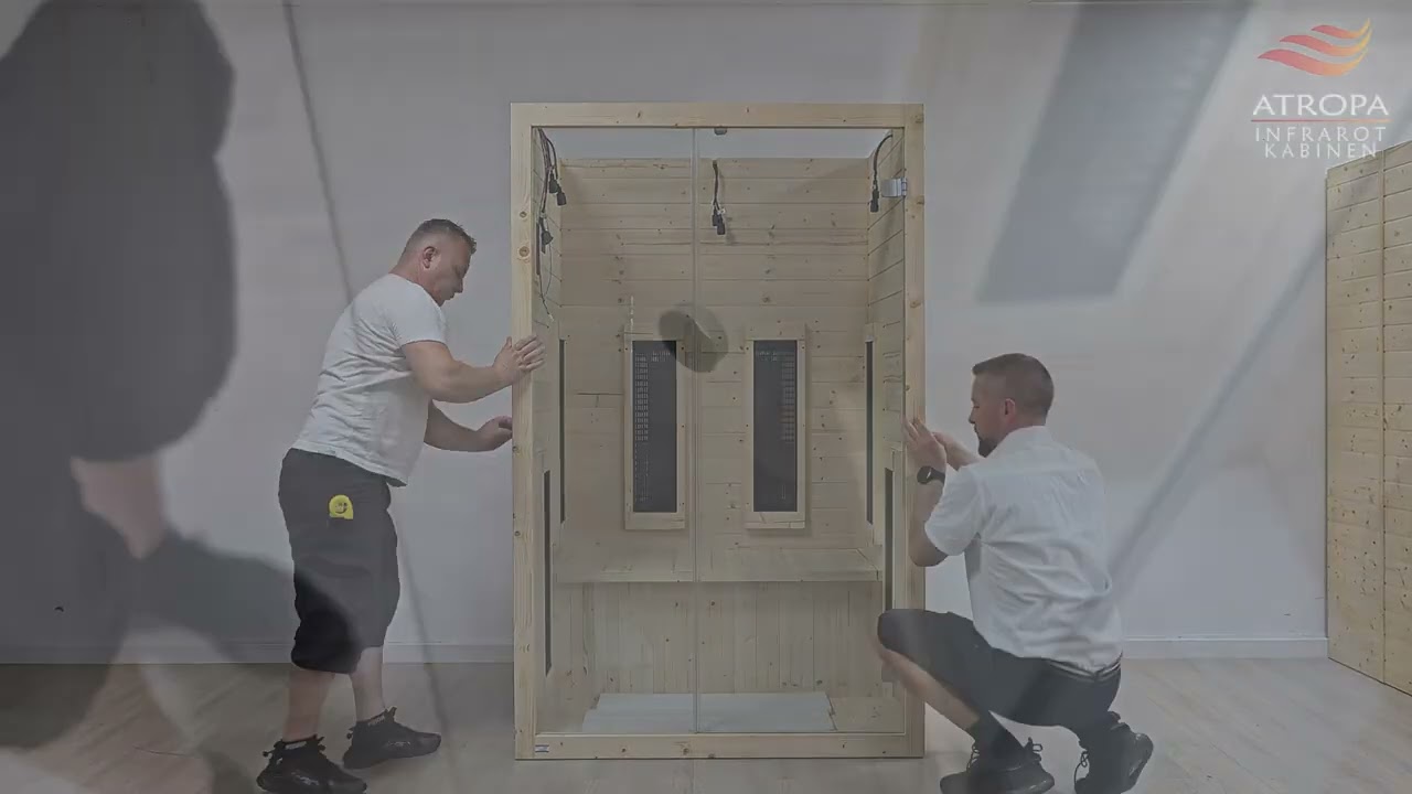 ATROPA Infrarotkabine A-Serie Aufbau: SCHNELL & EINFACH erklärt!