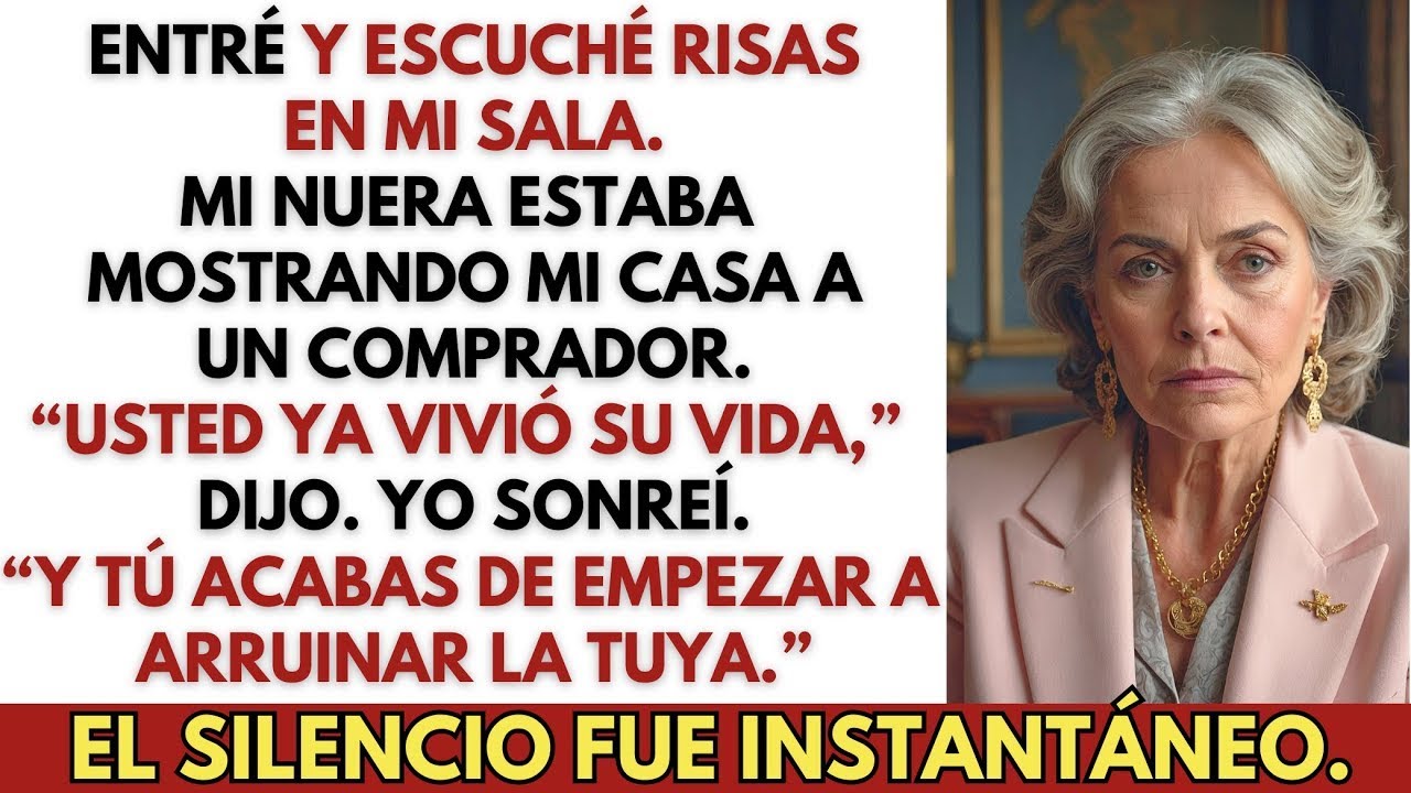 Mi nuera dijo que esta casa era suya — No sabía que yo también sabía defenderme en silencio.