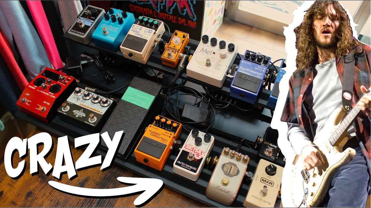 My Pedalboard 2025!! Frusciante inspired TALK + IMPRO
