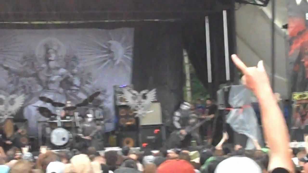 Mayhem Fest 2009,Scranton,Pa. Behemoth(clip) Slaves Shall Serve