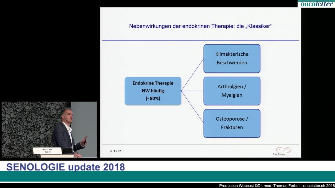 Prof. Dr. med. Uwe Güth, Brust-Zentrum, Zürich: Endokrine Therapie: wenn nur die Compliance bess...