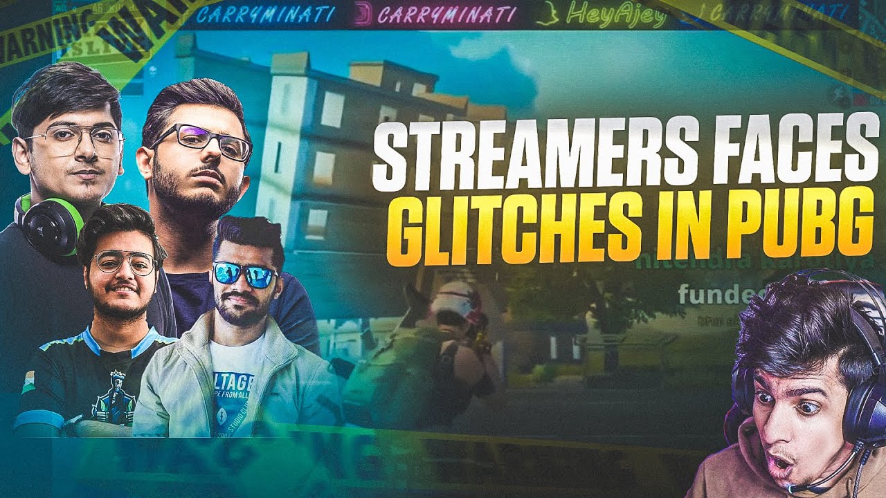 😱 OMG! Unlimited Health and SuperMan Glitch Faced by Streamers in PUBG Mobile