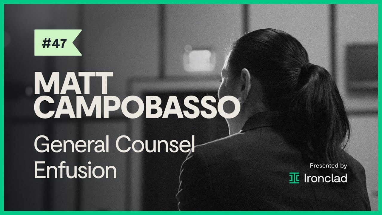 #47 - Thinking Upstream: Strategic Legal Leadership with GC Matt Campobasso