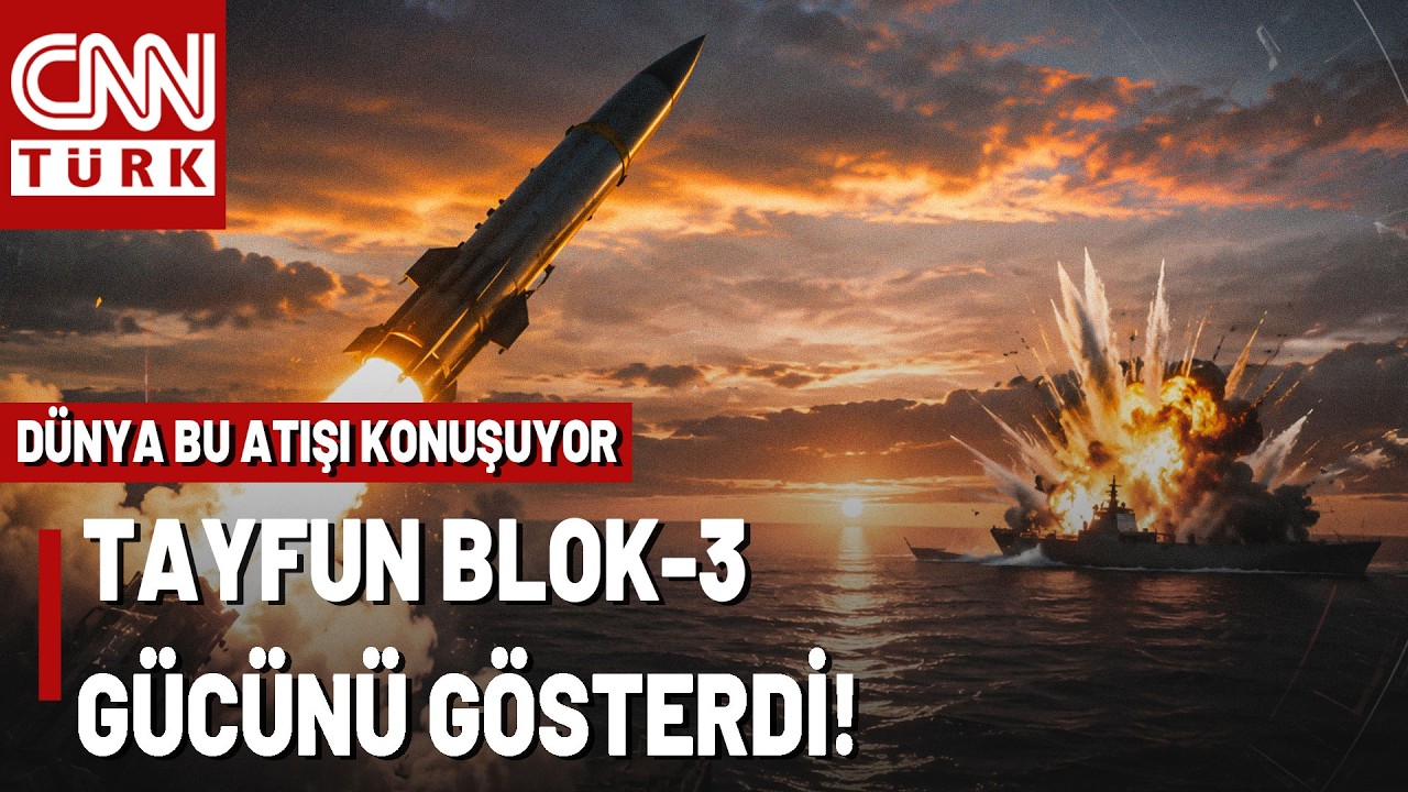 Tayfun BLOK-3 on the World Stage! Historic Shot: Direct Hit on a Moving Naval Target