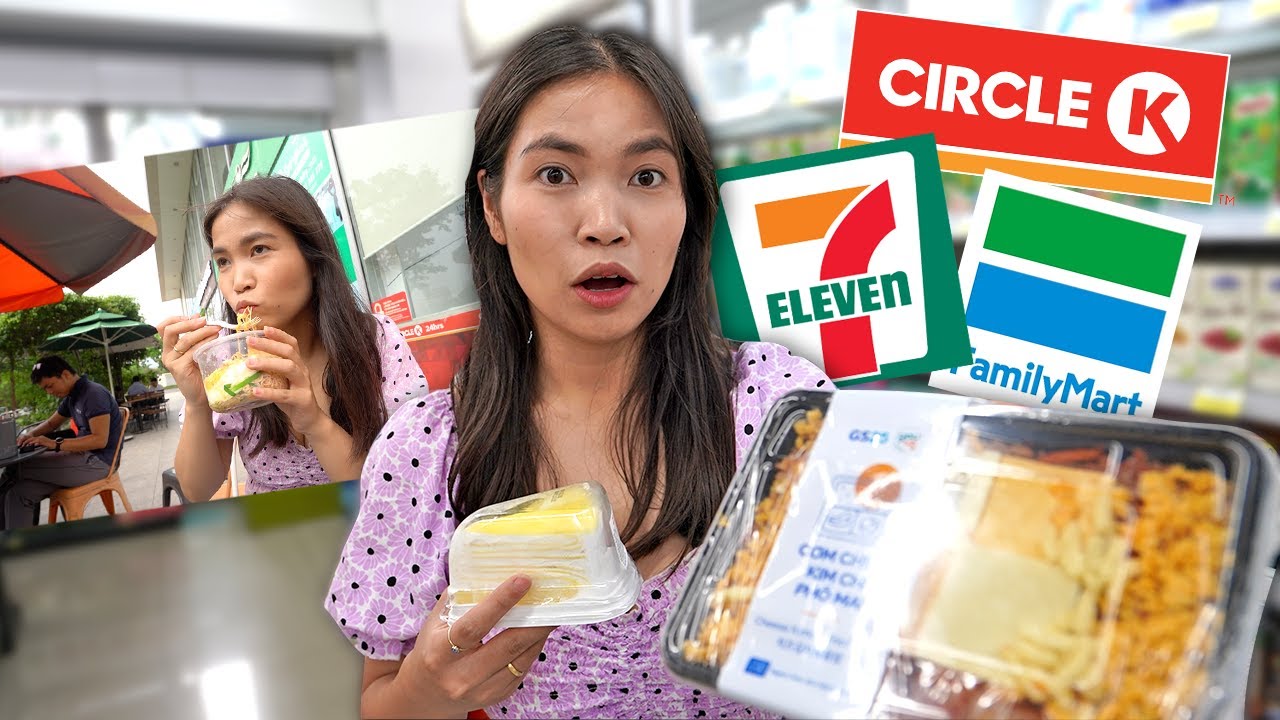 ich esse 1 Tag nur in 7 ELEVEN, FamilyMart etc. (Mini-Supermärkte)