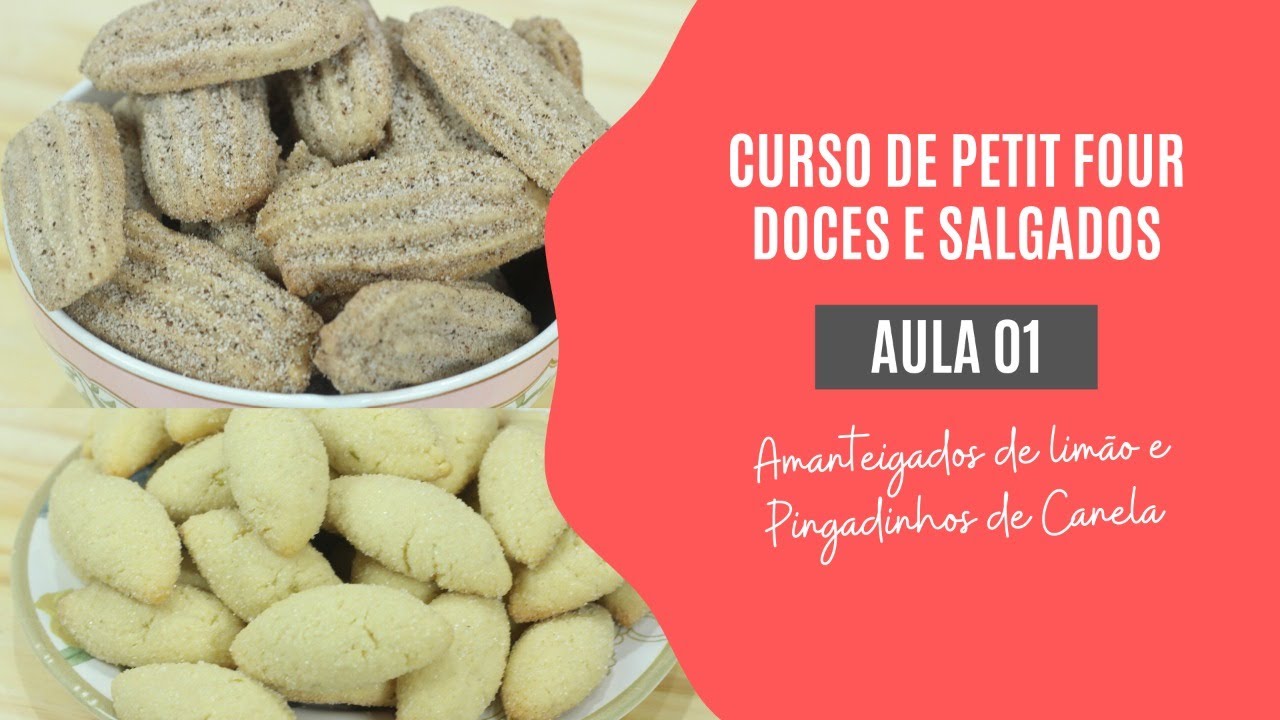 CURSO DE PETIT FOURS DOCES E SALGADOS - AULA 1 - CHEF LÉO OLIVEIRA