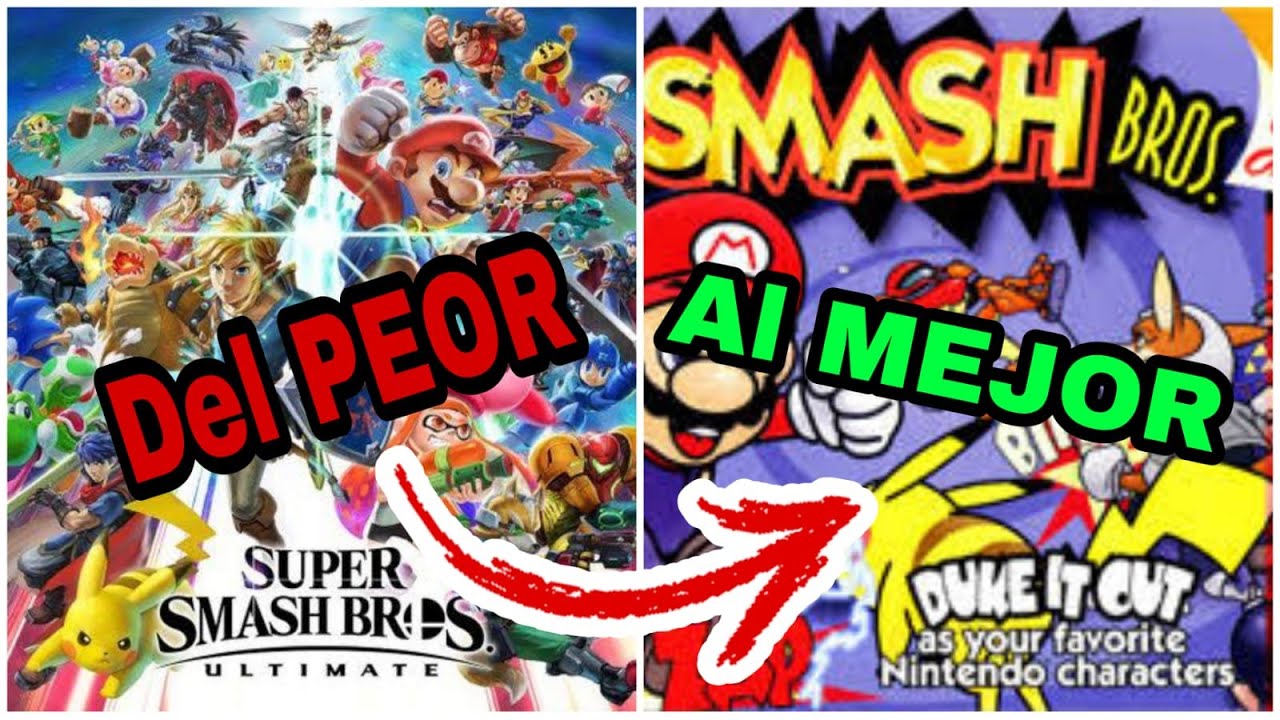 Del PEOR al MEJOR Super Smash Bros.