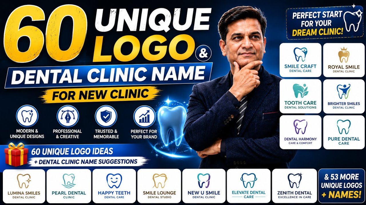 “Top 60 Dental Clinic Logo Ideas to Inspire Your Brand Design (2025)”#dentalcliniclogo