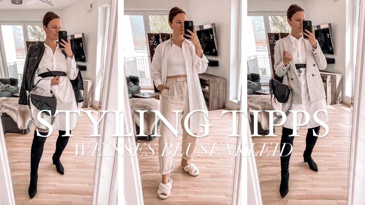 STYLING TIPS | WEI&szlig;ES BLUSENKLEID VON H&M