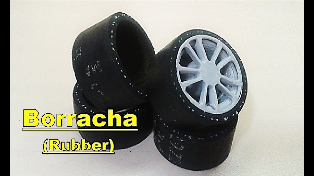 Como Fazer Rodas de Borracha Para Automodelos
